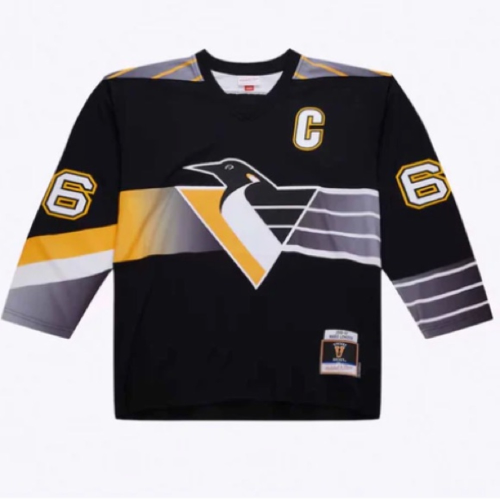 Mario Lemieux Pittsburgh Penguins 1996/97 Power Play Player Jersey - Picture 5 of 11